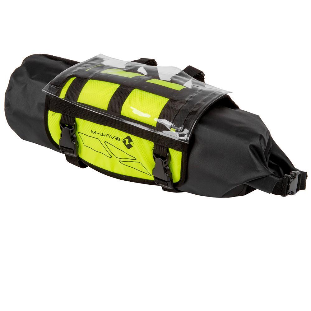 M-Wave Bikepacking Lenkertasche neongelb Volumen 10 Liter 2/3