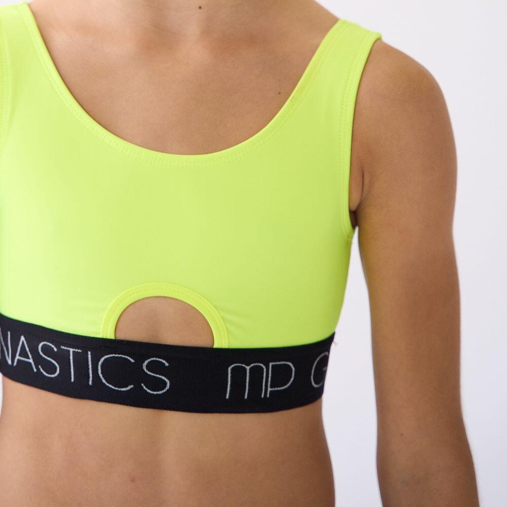 MP GYMNASTICS Top da Ginnastica Bold Giallo Bambina