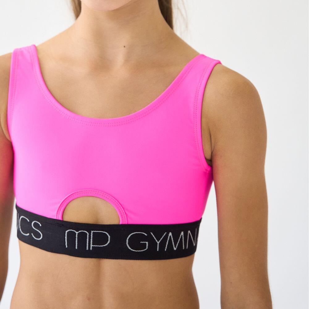 Top de Ginástica Bold Rosa Menina
