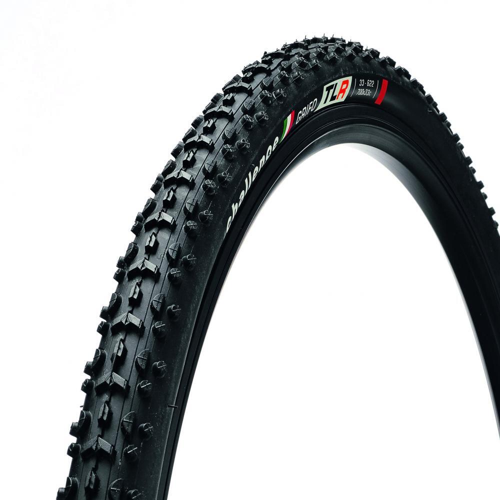 CHALLENGE Challenge Grifo TLR 700x33C pneumatico cyclocross nero.