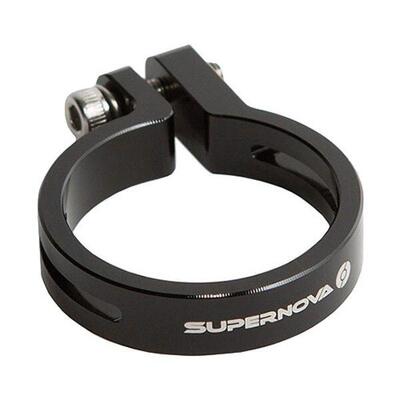 Zadelklem voor e3 achterlicht - 27.2mm - zwart