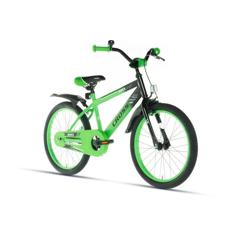 Cortego BMX Cross Vert 18 Pouces Vélo Garçon - Vélo Enfant - 4 à 6 Ans