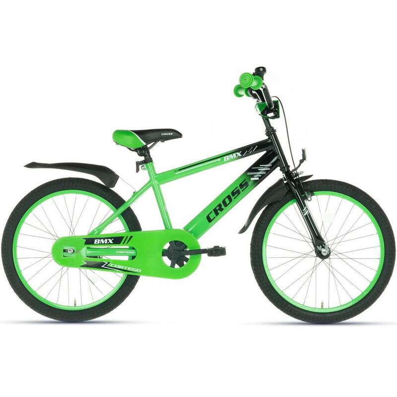 Cortego BMX Cross groen 18 Inch Jongensfiets - Kinderfiets - 4 tot 6 jaar