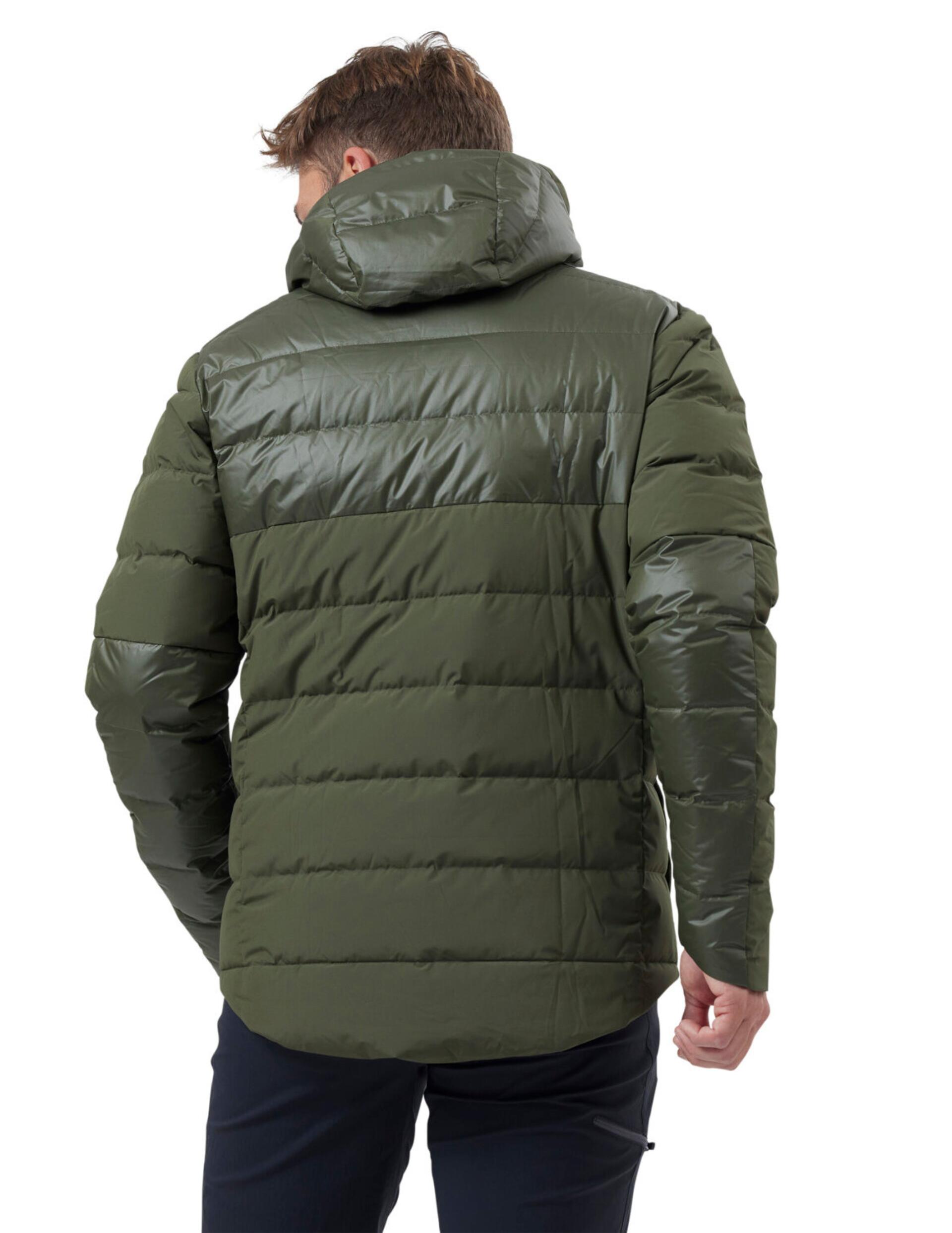 Piumino Odlo Severin N-Thermic Uomo marrone piuma riciclata 750 cuin 4/4