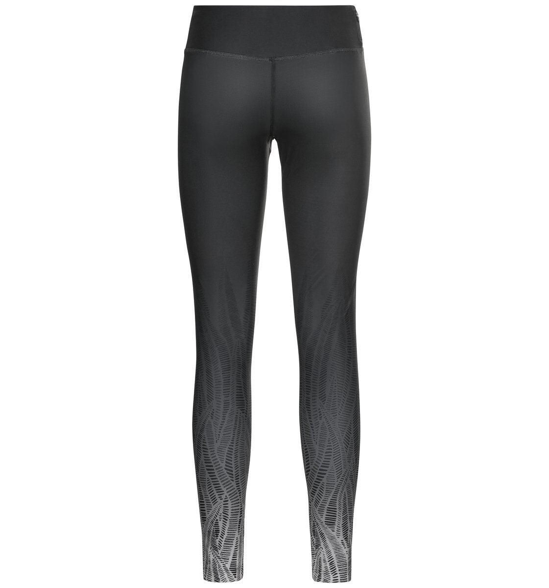 Collant Odlo Zeroweight Femme noir, taille 36/XS, ceinture réglable 2/2