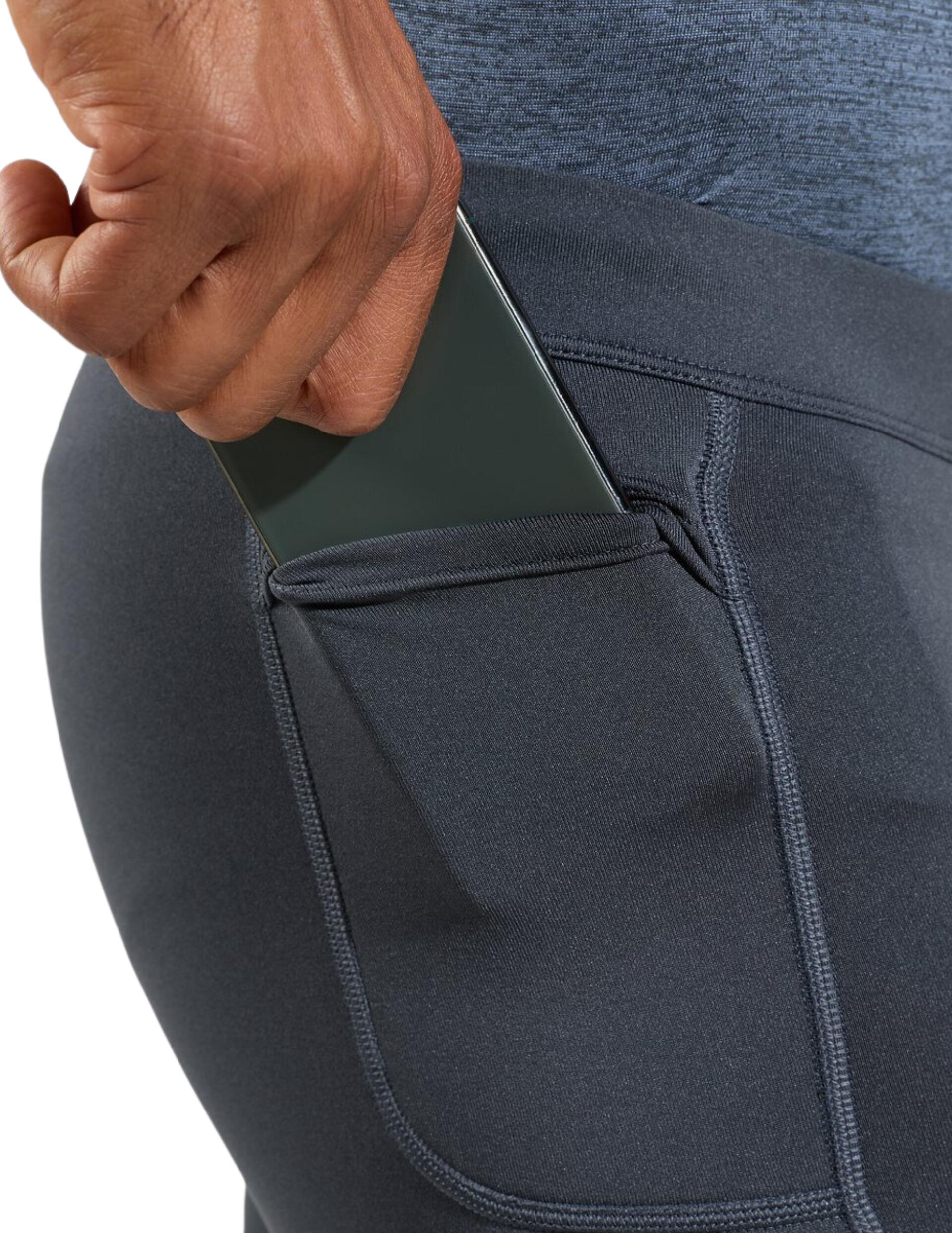 Collant de Running Odlo Essential Warm Homme 3/4