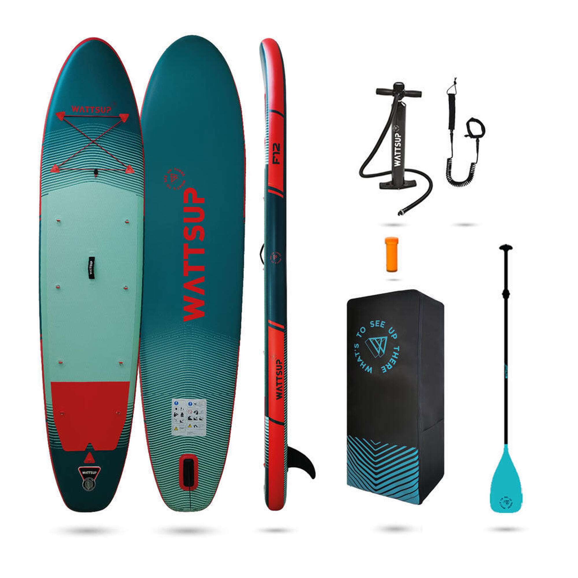 Deska SUP nadmuchiwana First F12 Dropstitch 366x84x15cm 12'x33
