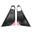 Pés de pato Bodyboard GT Fins Z Preto/Rosa ML