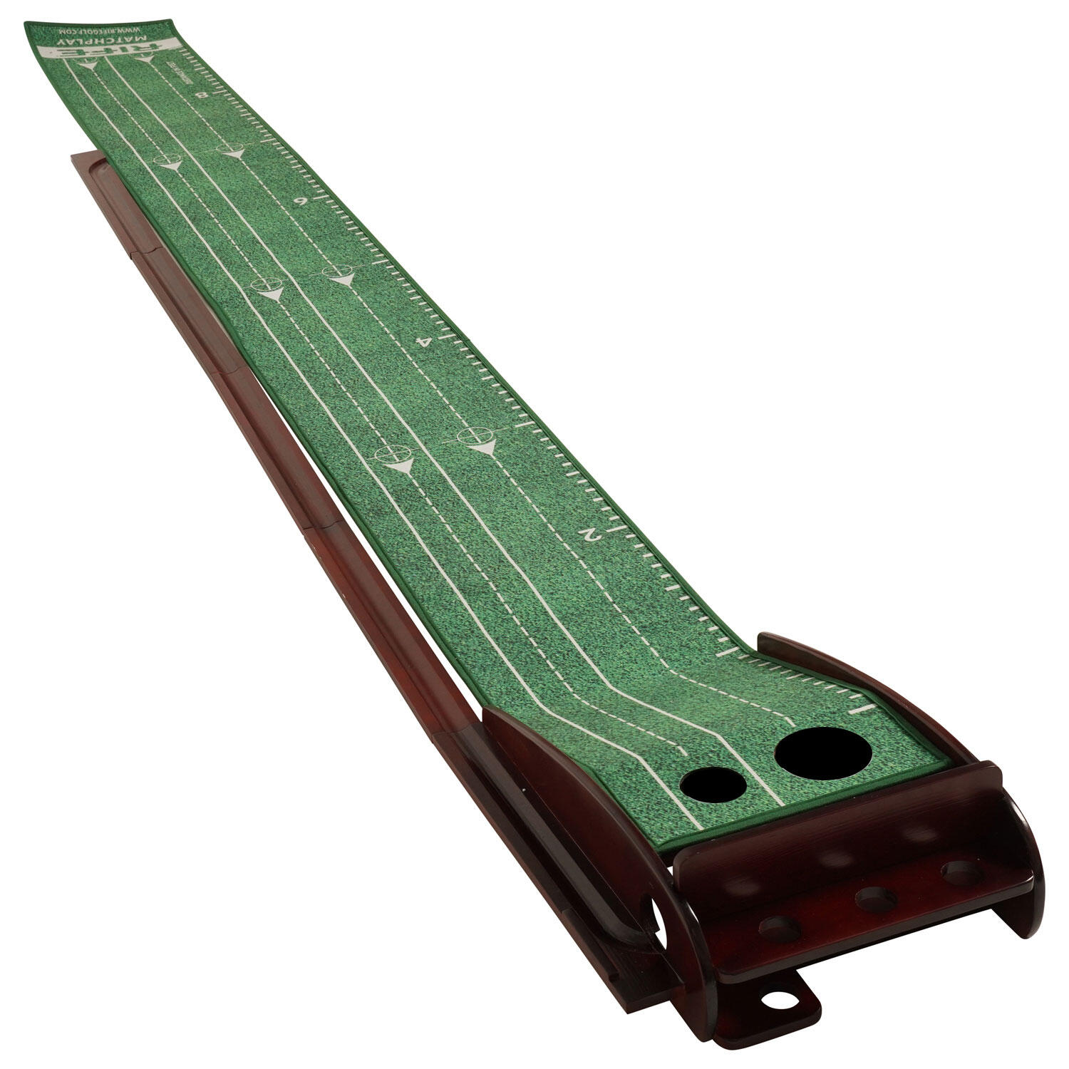 Rife Matchplay Deluxe Wooden Golf Putting Mat 1/3
