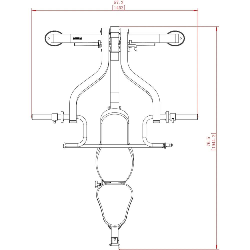 Olympische Multi Press WB-MP - Halterbank 6/6