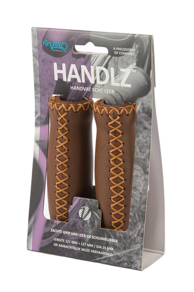 Poignées Cuir 127Mm Marron Foncé 2/2