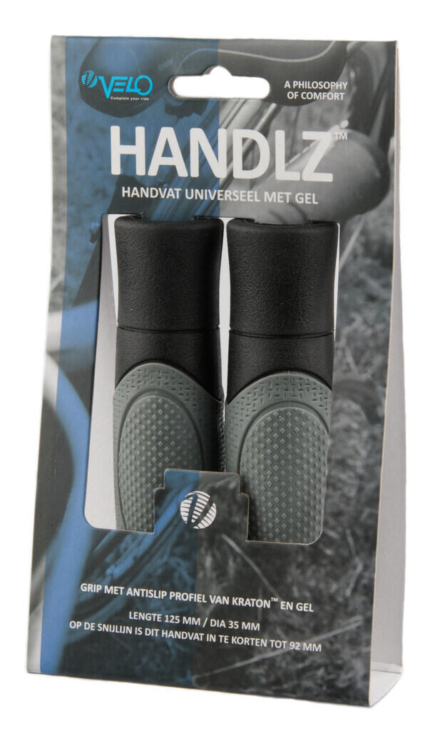 Velo Kraton Gel manopole 125 mm nero-grigio 2/2