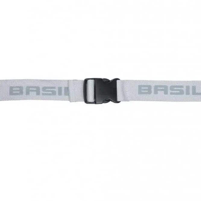 Basil Kids Bike Basket Band | Cotton | Gray | Rear Basket
