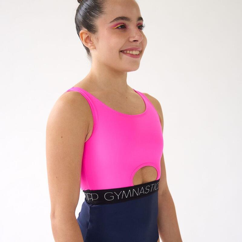 Justaucorps de Gymnastique Bold Rose Femme