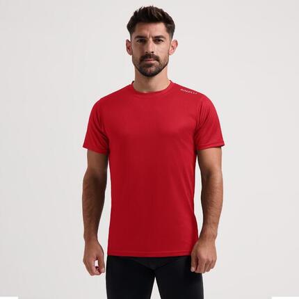 Laufshirt Kurzarm Herren Atmungsaktiv Sport-T-Shirt