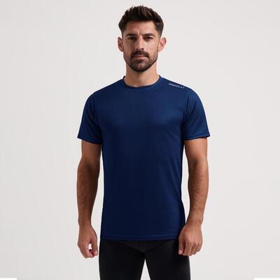 Hardloopshirt korte mouwen heren t-shirt hardlopen wit
