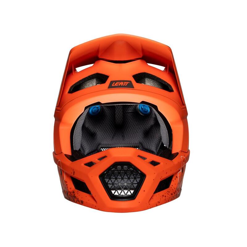 Casque intégral VTT Gravity 4.0 ventilé et certifié Downhill Orange Homme