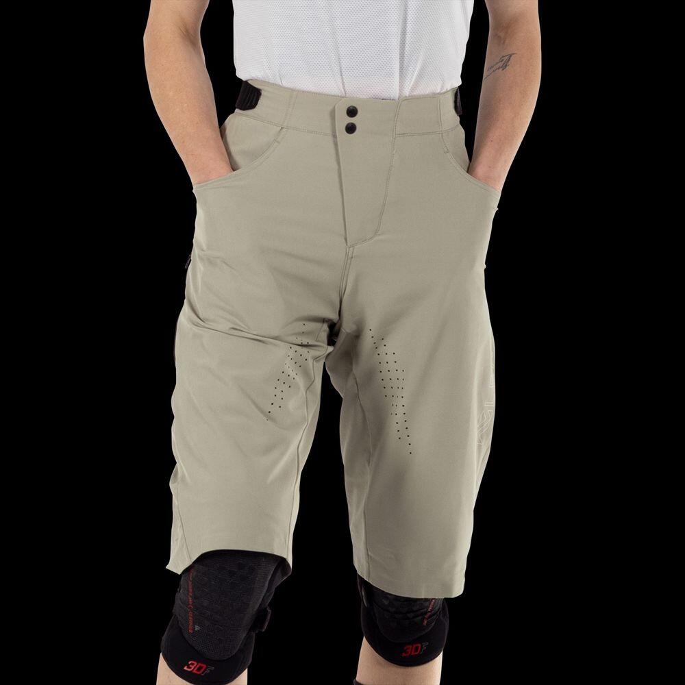Pantalones cortos MTB Trail 2.0 superligeros y resistentes Blanco Mujer 6/8