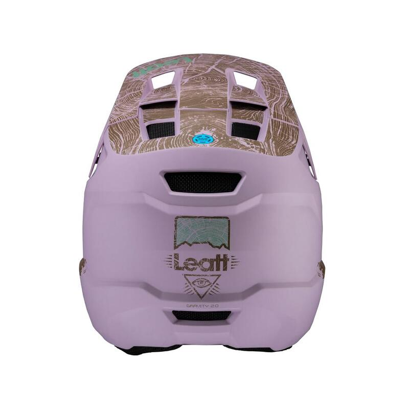 Casque VTT Gravity 2.0 avec une excellente ventilation Violet Homme