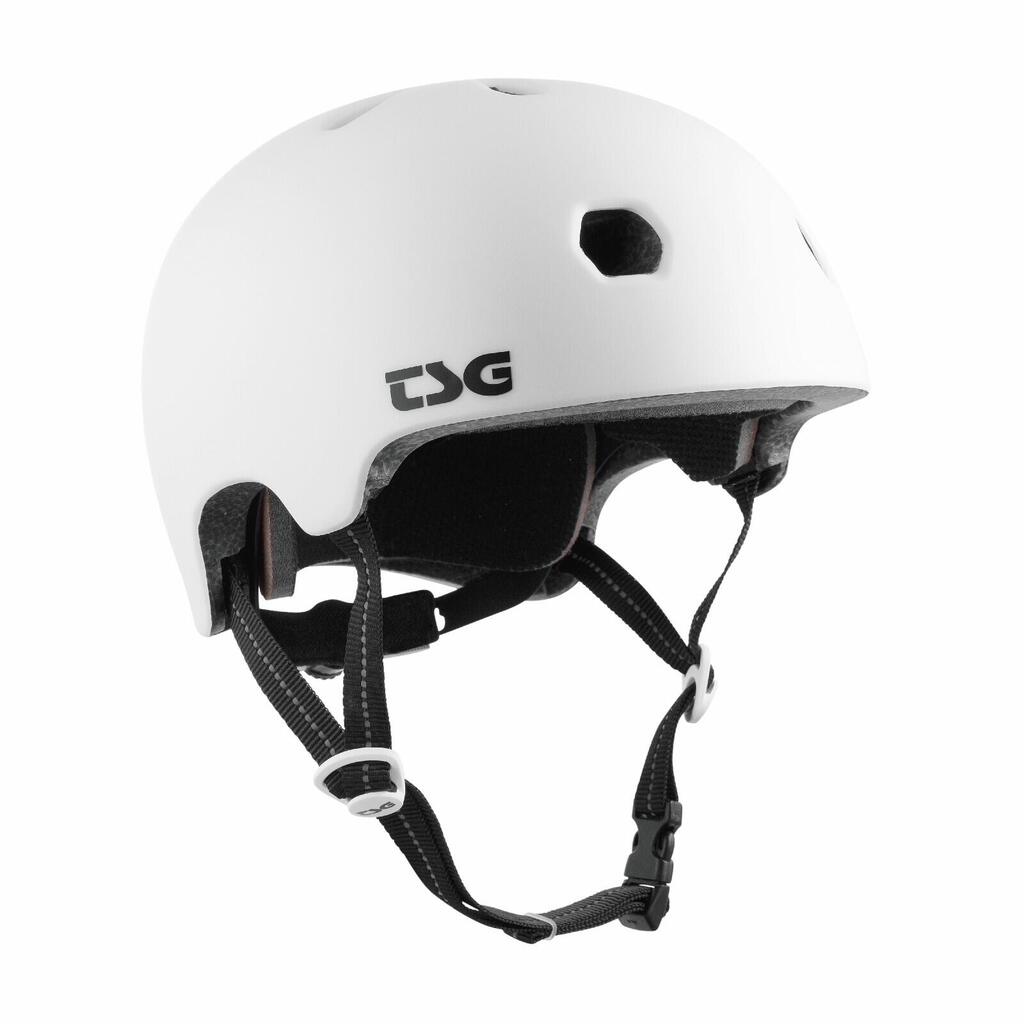Protections Helmet Meta Solid Color Satin White S/M TSG