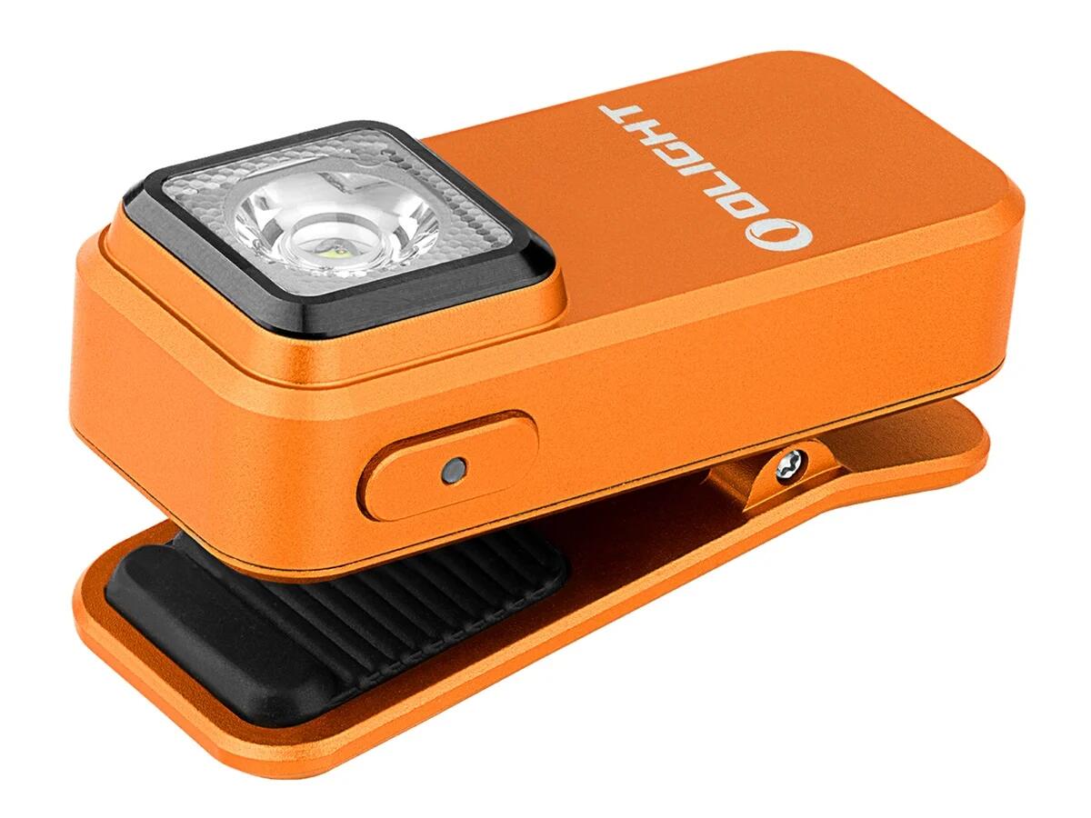Linterna EDC de ángulo recto Oclip 300 lúmenes Naranja Olight 5/7