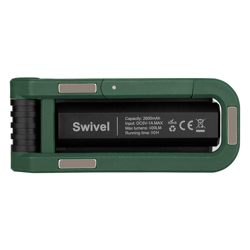 Luz de trabalho Olight Swivel COB 400 lúmens Verde