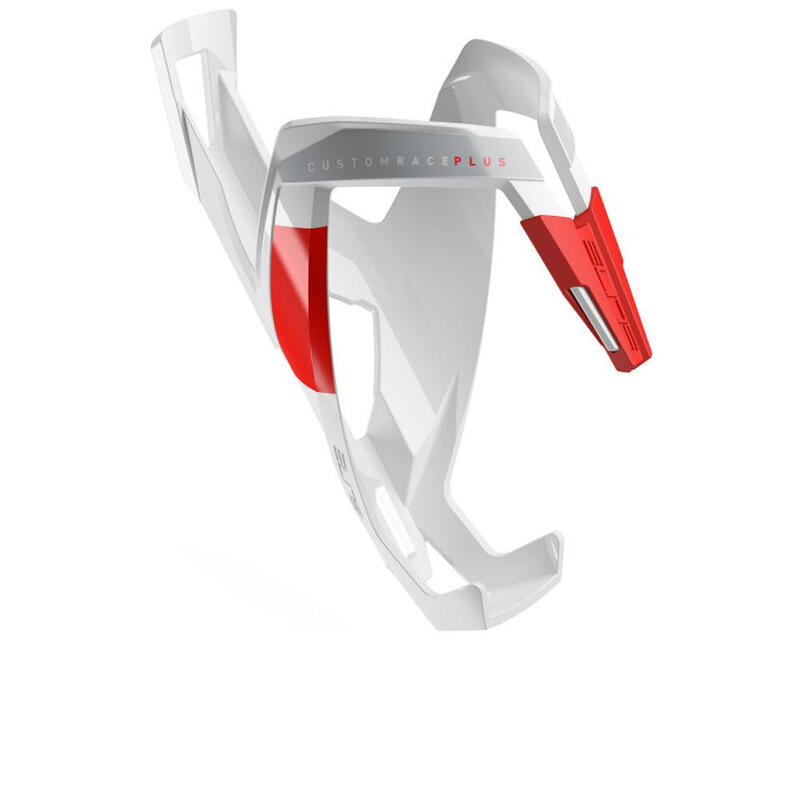 porte-bouteilles Custom Race Plus 18,4 cm FRP blanc/rouge