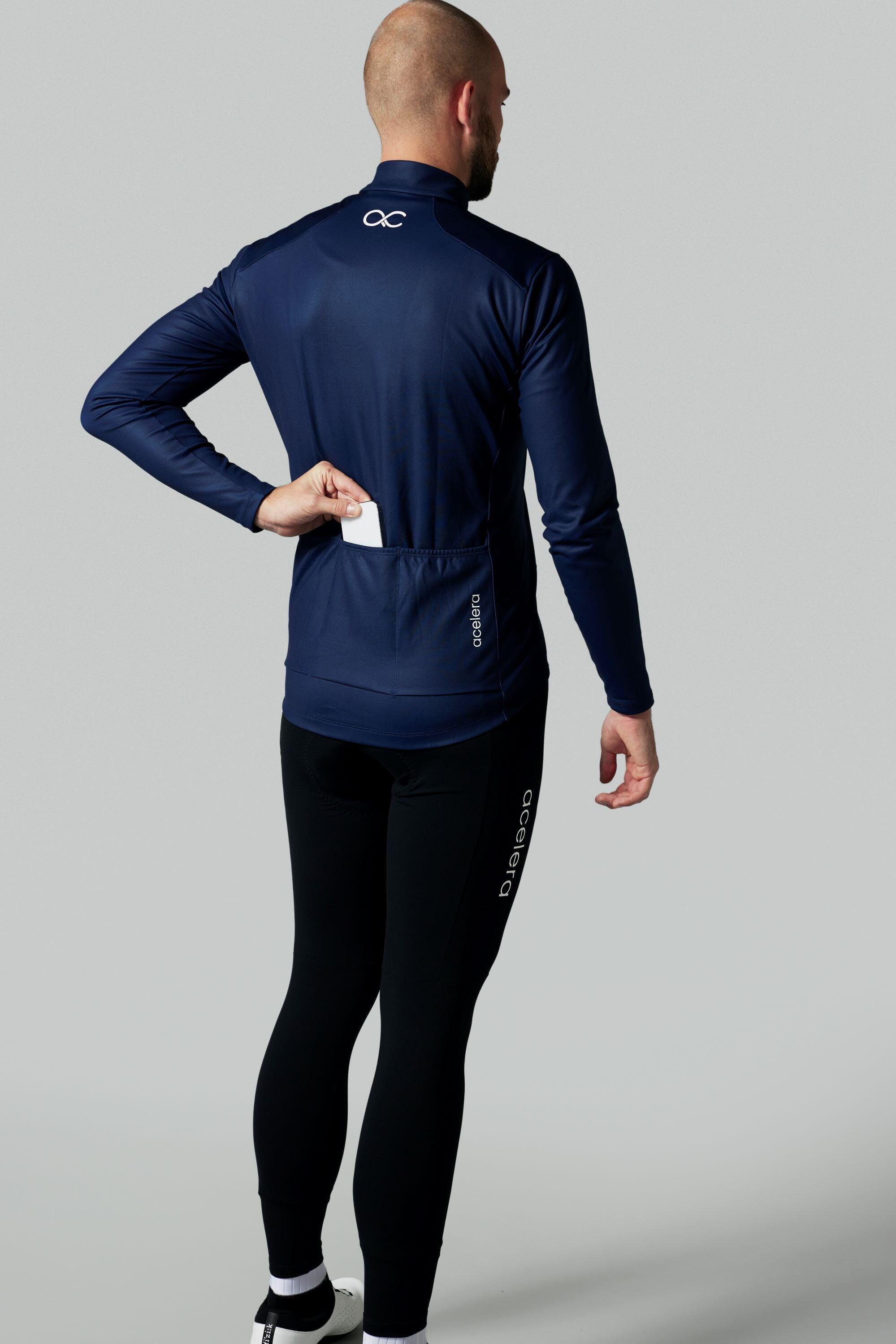 Thermo Fleece Wielrenjack - Winddicht & waterafstotend – Wielerkleding Fietsjas 4/5