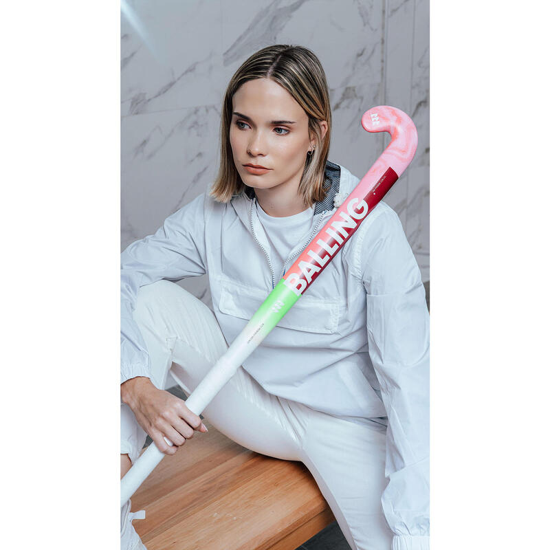Crosă pentru hockey pe iarbă Junior 25 Probow Pink 37.5"