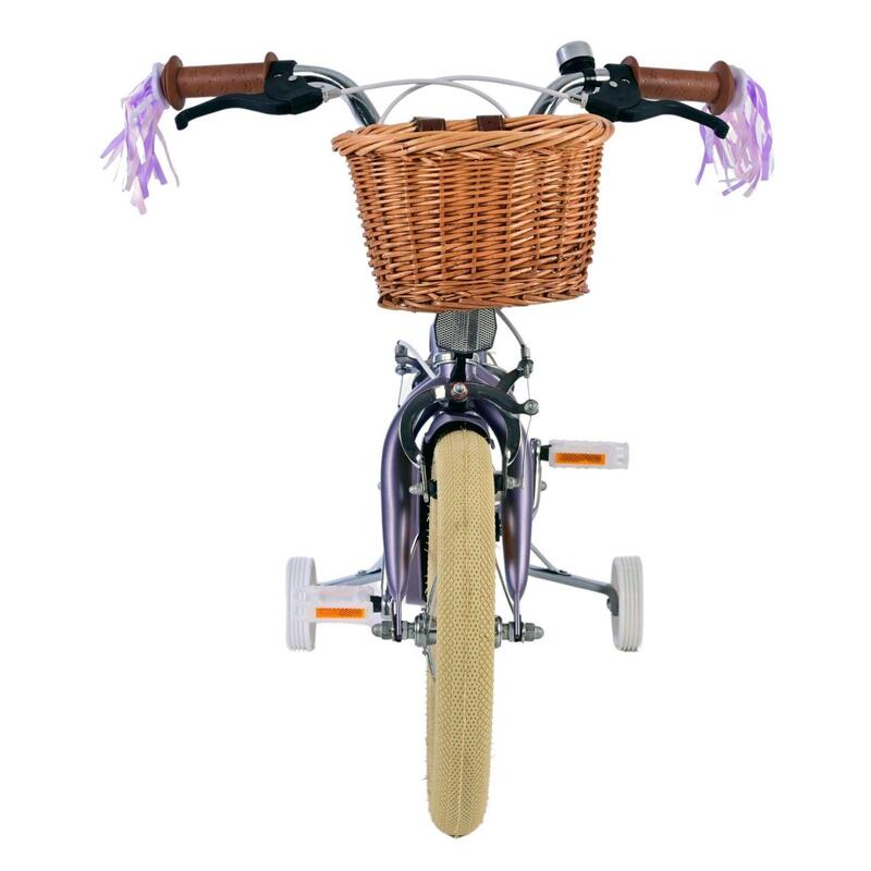 Vélo Enfant 14 pouces Volare Blossom 4-6 ans Violet