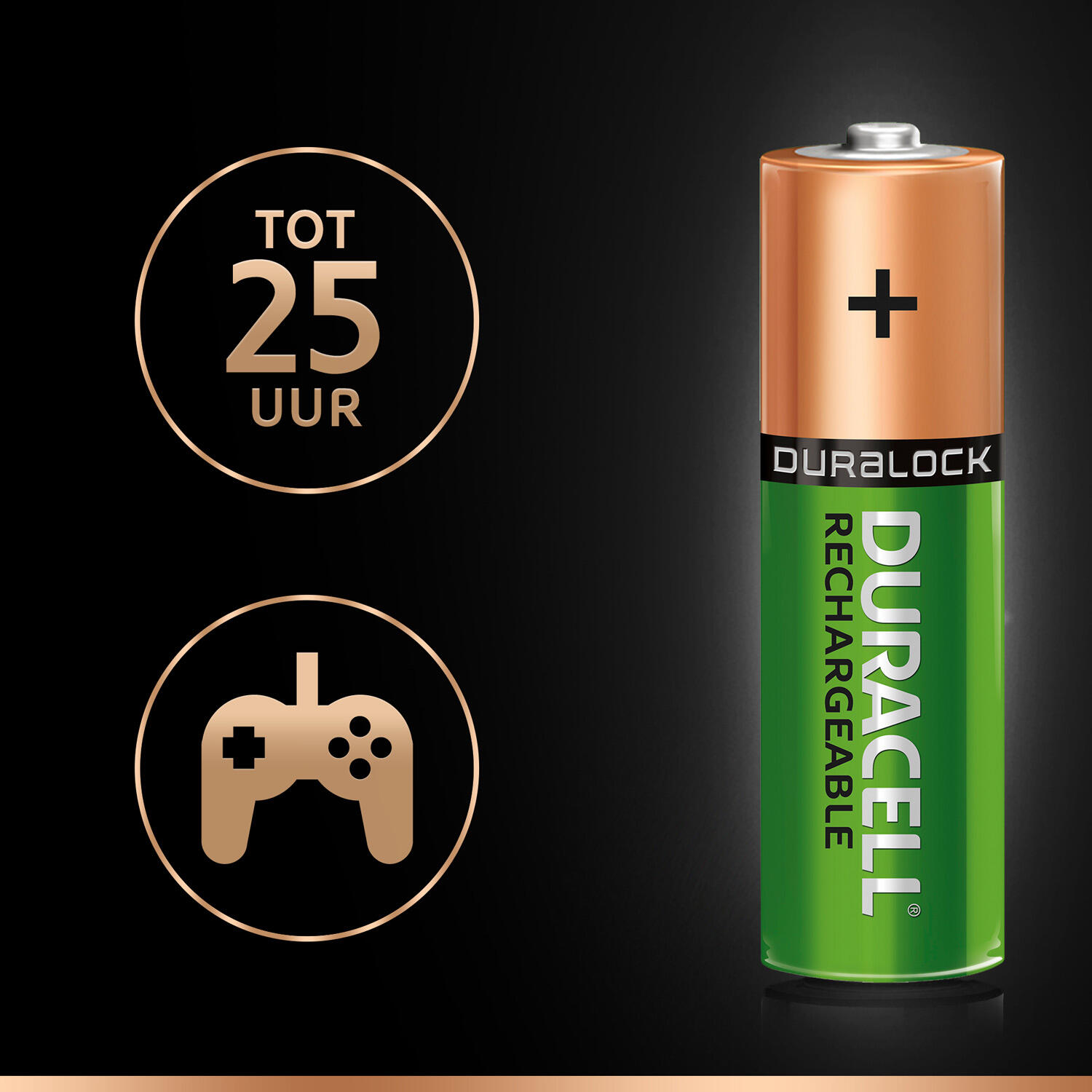 Pilas recargables AA Duracell NiMH 2500 mAh - Pack 4 4/6