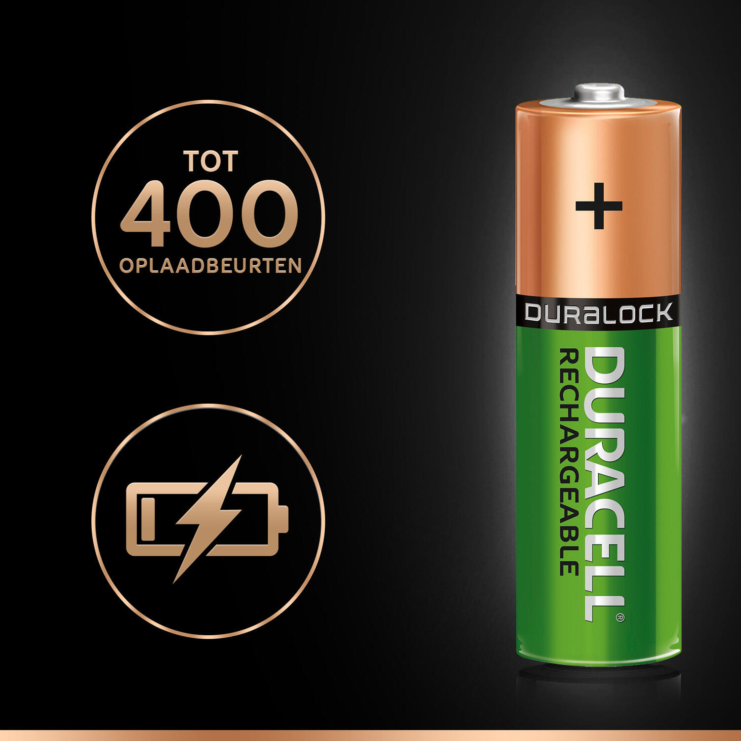 Pilas recargables AA Duracell NiMH 2500 mAh - Pack 4 3/6