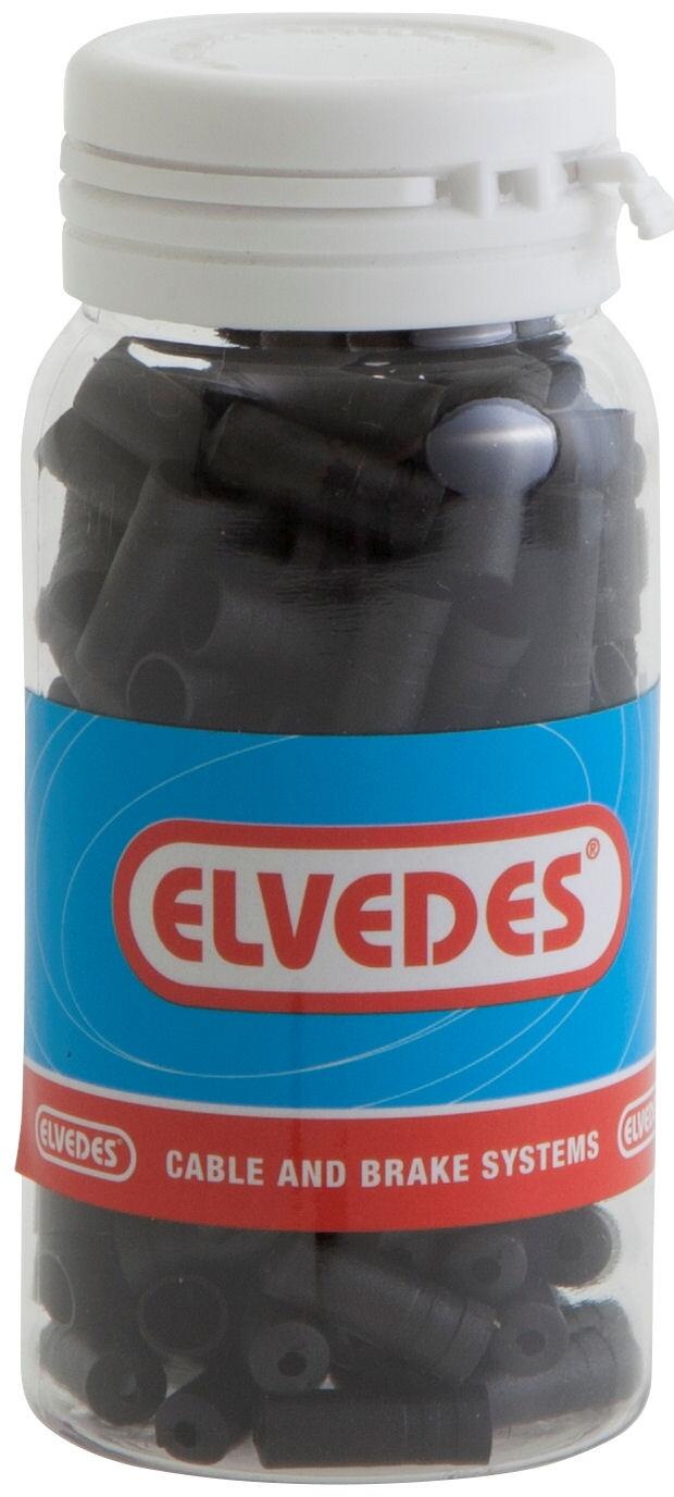 Elvedes Tapas para Cable PVC 5 mm Negro, 150 uds 2/2
