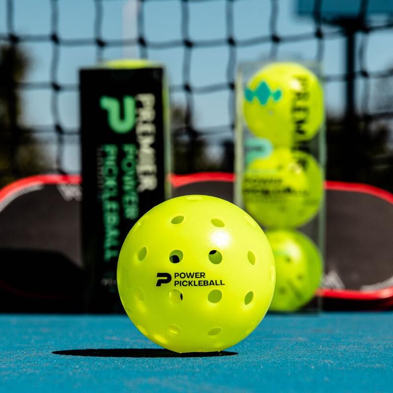 Bola Pickleball Diadem Premier Power Pickleball Outdoor (Amarelo,Pack 12un)