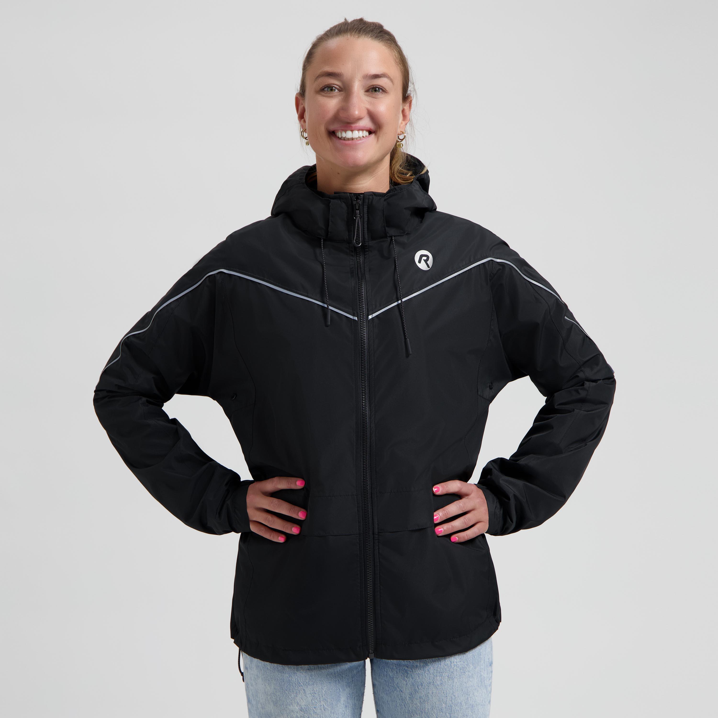 Rogelli - Veste Imperméable Homme Femme Commuter Essential - Coupe-pluie - Noir - S - Decathlon