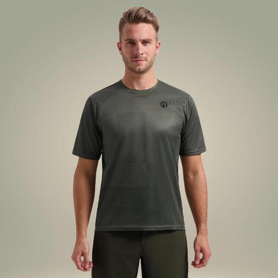 Radtrikot Kurzarm MTB Trikot Herren Grün