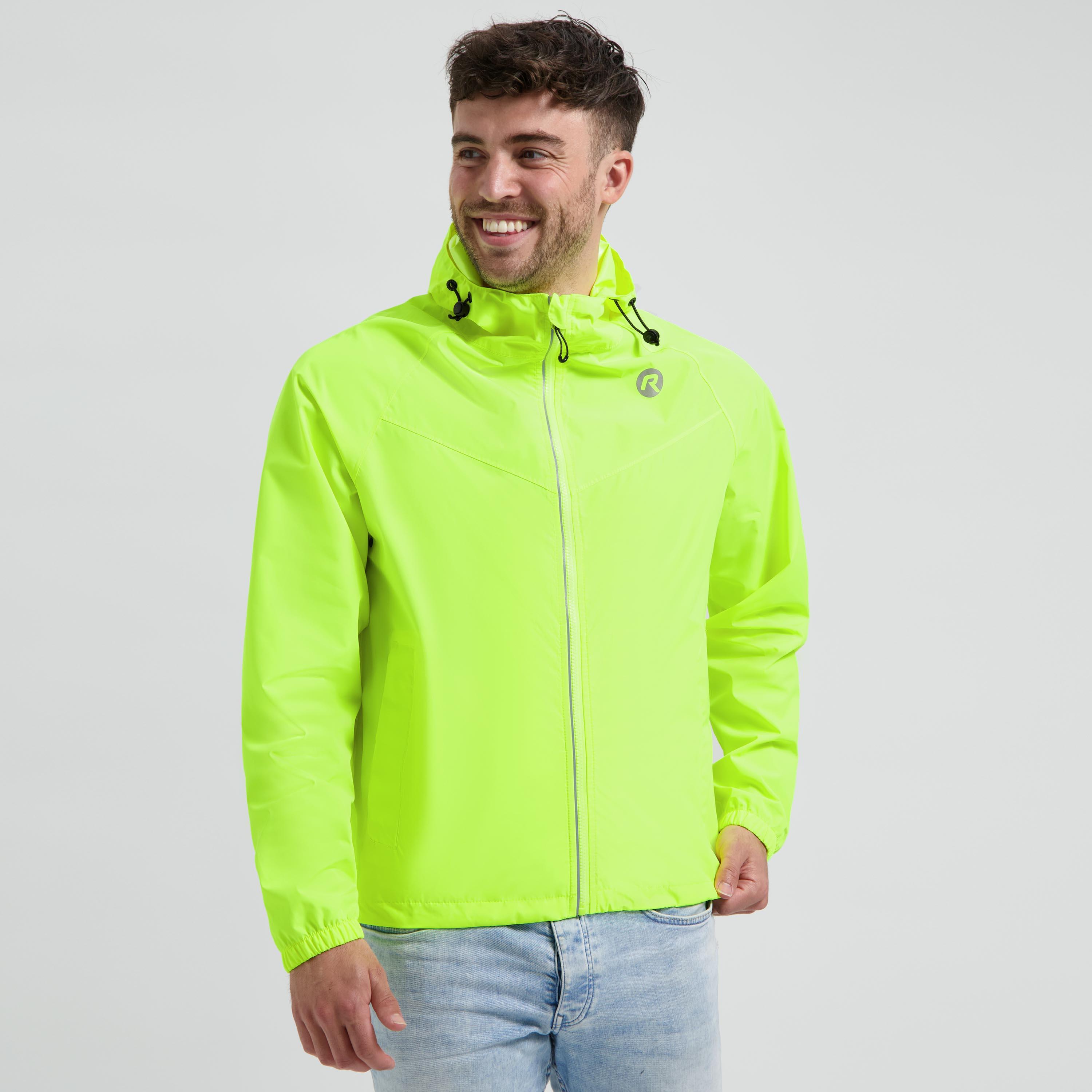 Rogelli - Veste Imperméable Homme Femme Commuter Core - Coupe-pluie - Jaune - 40 M - Decathlon