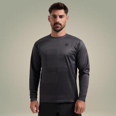 Fietsshirt lange mouwen heren mountainbike shirt mtb adventure core