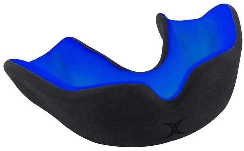 GILBERT PROTECTOR BUCAL XBRACE DUAL DENSITY GILBERT NEGRO/AZUL, TALLA JUNIOR