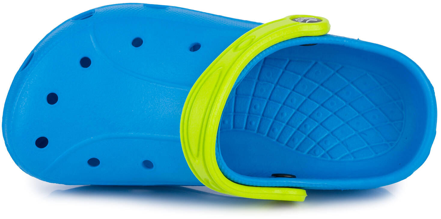 AQUA SPEED dziecięce klapki chodaki na basen niebieskie 4/7