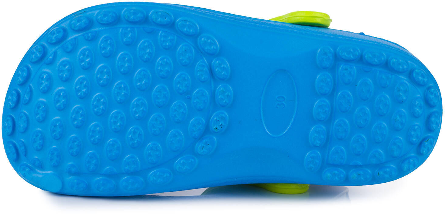 AQUA SPEED dziecięce klapki chodaki na basen niebieskie 5/7