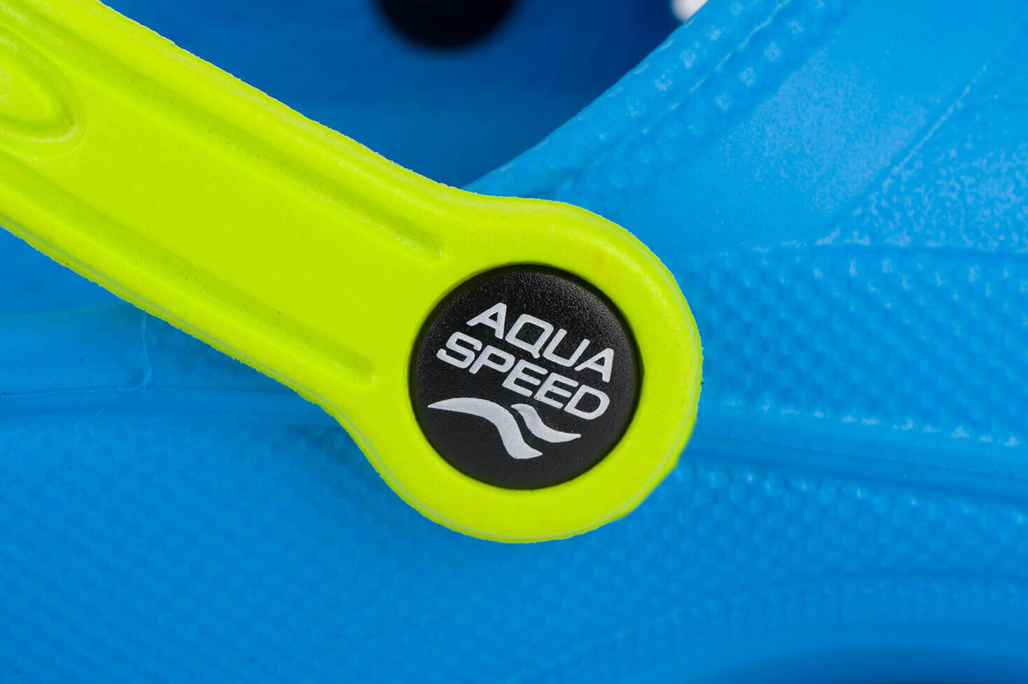 AQUA SPEED dziecięce klapki chodaki na basen niebieskie 7/7