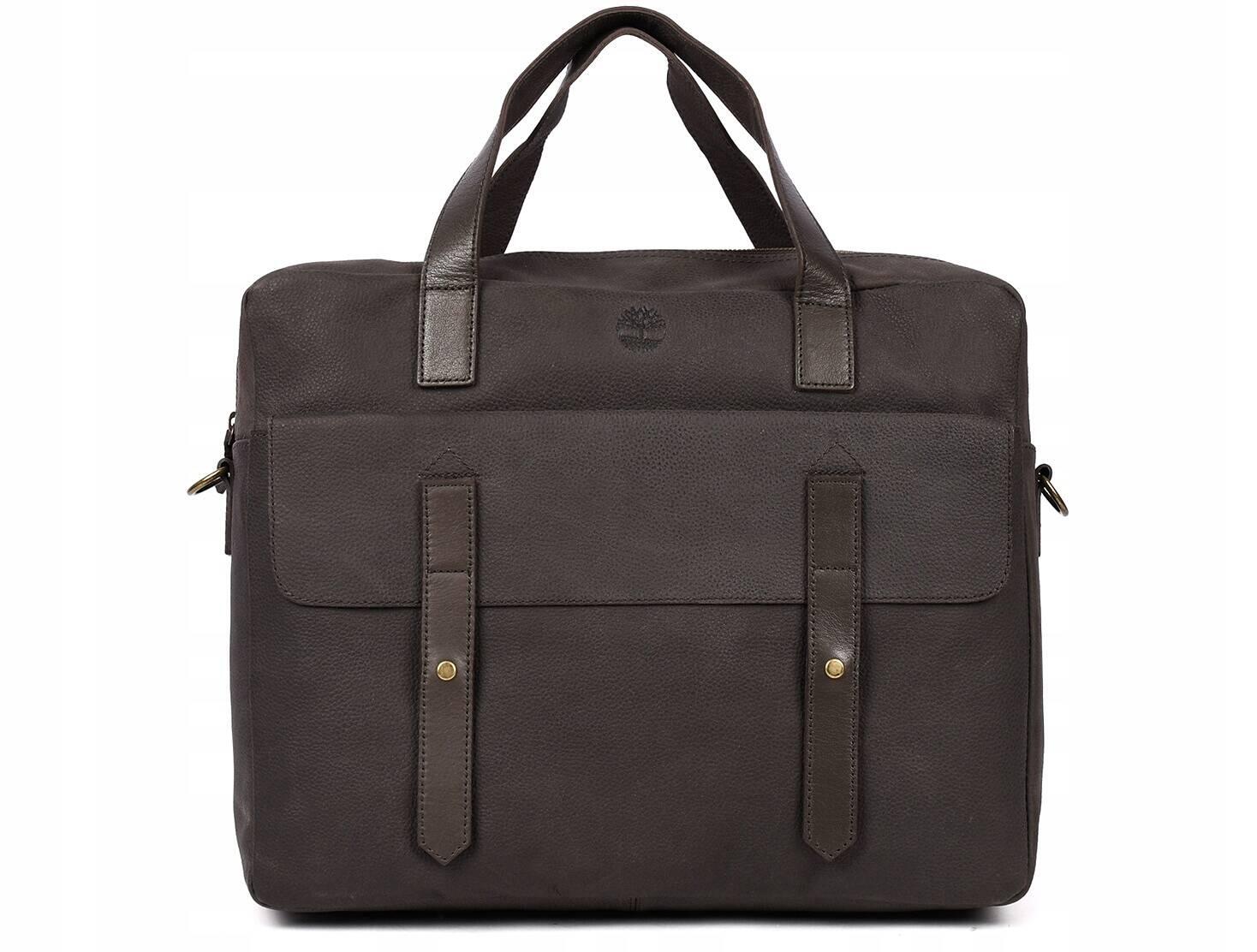 Miejska skórzana torba podróżna na ramię Timberland Briefcase 2/7