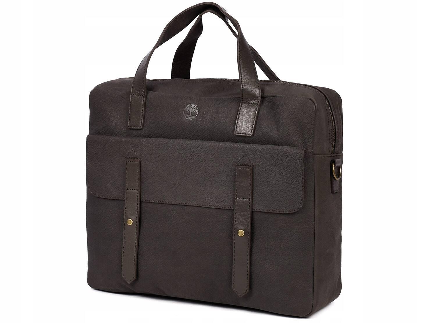 Miejska skórzana torba podróżna na ramię Timberland Briefcase 3/7
