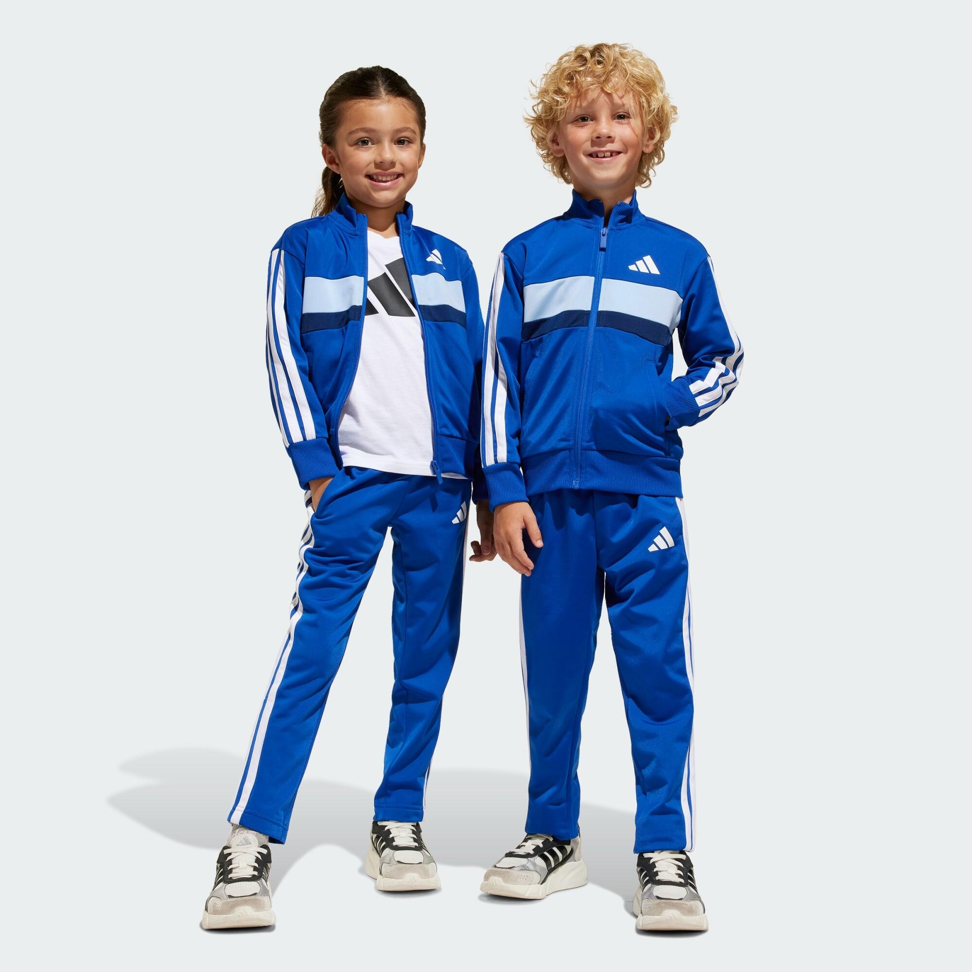 Seasonal Essentials Tiberio 3-Stripes Tricot Trainingspak Kids 2/7