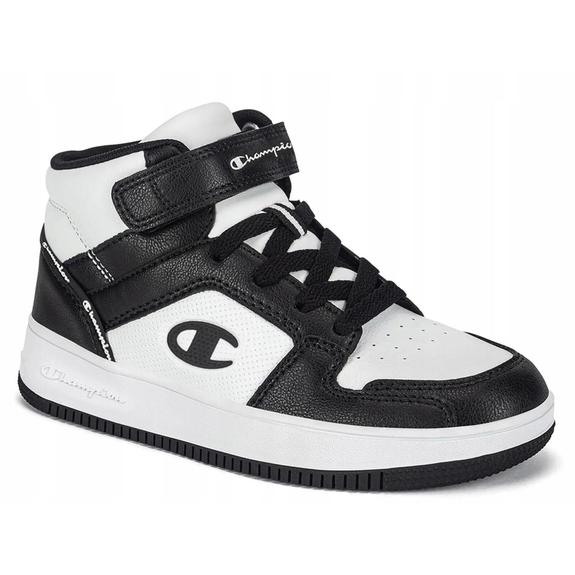 Champion - Buty Dziecięce Champion S32412-ww019 Sportowe Wysokie Czarno-białe 28 - Baskets - Multicolore - Decathlon