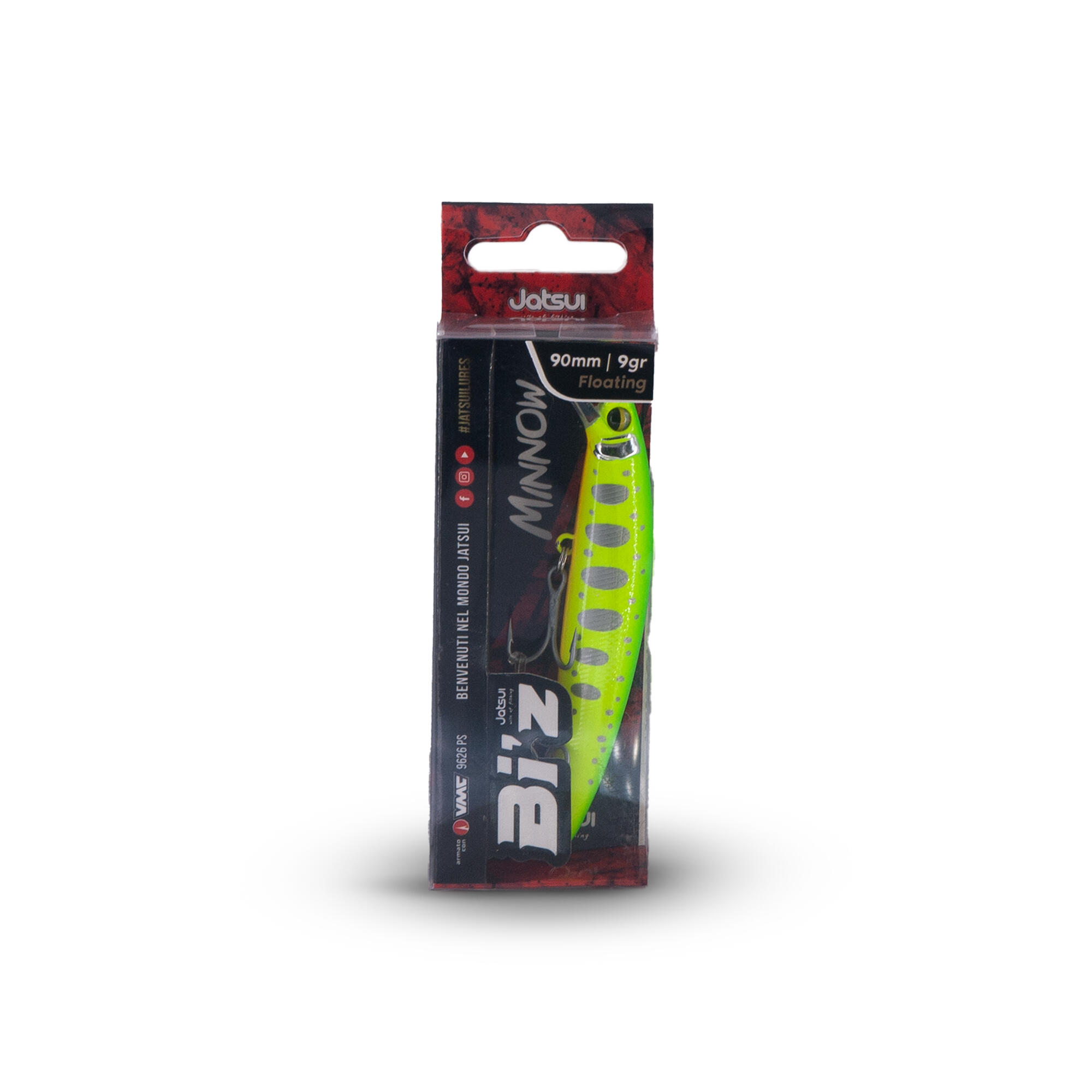JATSUI Bi'z Minnow Esca Artificiale Colore YGB 5/5
