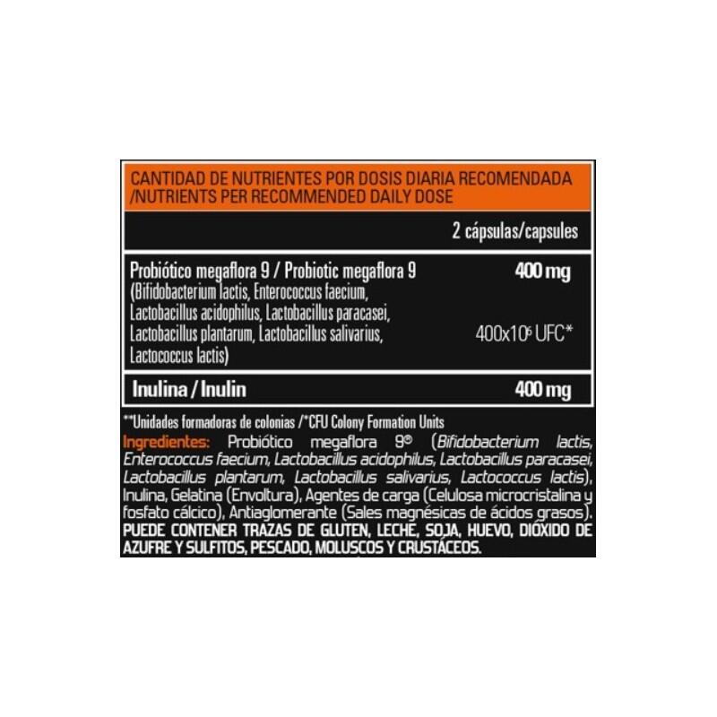 Probióticos Megaflora9 | 60 cápsulas | Probiotic Podium 2/3