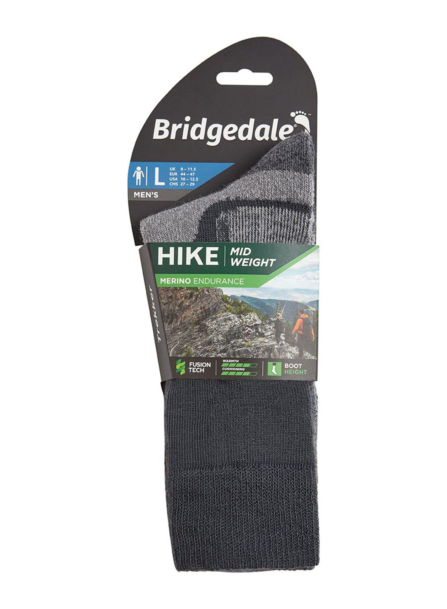 Skarpety trekkingowe Bridgedale Hike Mid Merino P Boot 2/7