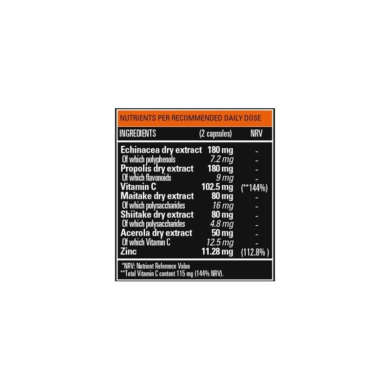Suplemento inmunológico con Vitamina C + Zinc + Extractos | 45 cápsulas | Inmune 2/4
